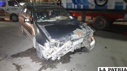 La colisión fue con daños de mucha consideración /LA PATRIA