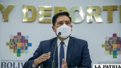 El ministro Jeyson Auza /ANF