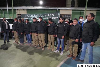 Dos de ellos están con detención preventiva en el Penal de San Pedro /MIN.GOB.