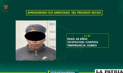 Es investigado por feminicidio en grado de tentativa / Policía
