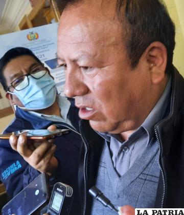 Presidente del CMO, Freddy Mamani /LA PATRIA