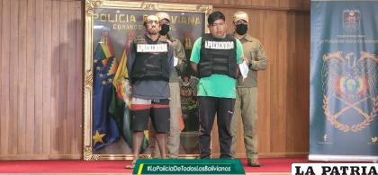 Presentaron a dos implicados en el crimen de Verónica /Policía