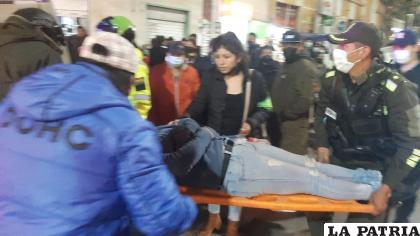 Al menos dos personas salieron lastimadas /LA PATRIA
