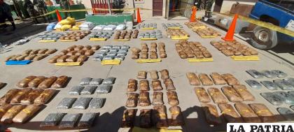 La afectación al narcotráfico supera los 600 mil dólares /LA PATRIA
