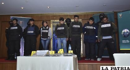 Siete de los ocho implicados fueron aprehendidos por la Policía /APG