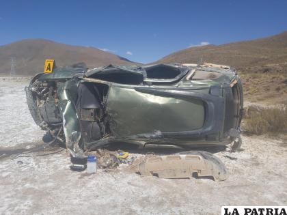 El conductor fue hospitalizado en terapia intensiva /LA PATRIA
