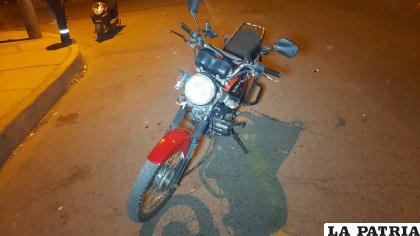 La motociclista fue socorrida a la Clínica Santiago 
/LA PATRIA