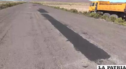 Actualmente están haciendo el bacheo respectivo de este tramo 
/CAPTURA DE VIDEO