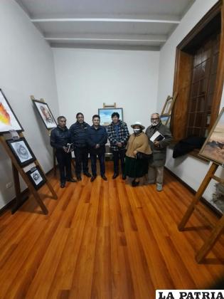 Obras orureñas en la Casa Basadre de Tacna Perú 
/Grover Padilla
