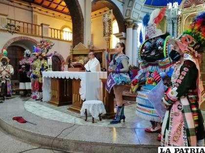 Celebración eucarística en el Santuario del Socavón /LA PATRIA