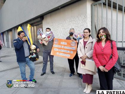 Concejales protagonizan mitin en La Paz /CMO