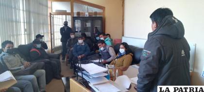 La reunión se realizó entre ambas partes en conflicto con mediación del Sedede /Sedede