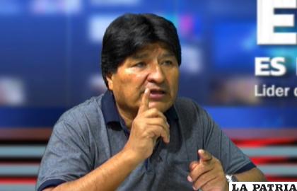 Morales aseveró que no hay diferentes corrientes políticas en el MAS /Captura