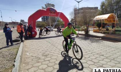 El ciclismo también estuvo presente en las actividades del Día del Desafío /GAMO