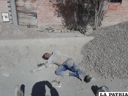 Fue encontrado por vecinos de San Isidro /LA PATRIA