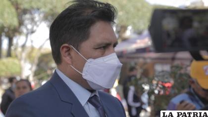 Ministro de Salud y Deportes, Jeyson Auza /ABI