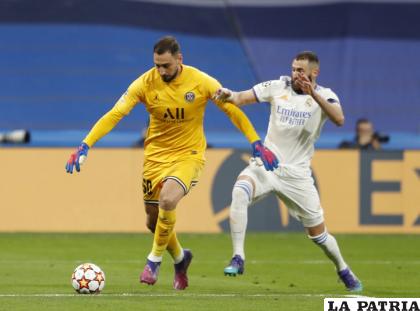 El portero Donnarumma fue quien cometió el error para la remontada del Real Madrid /as.com