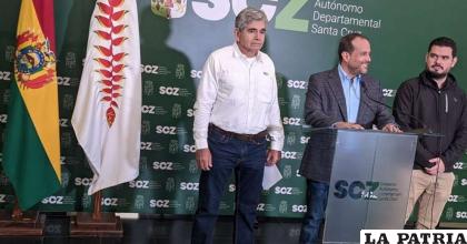 Camacho se pronunció en conferencia de prensa 
/El Deber
