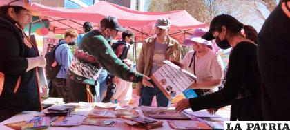 Brindan orientación e información preventiva a los visitantes de la feria /DIO