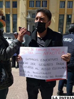 Padre de familia, integrante de Afaotea /LA PATRIA 