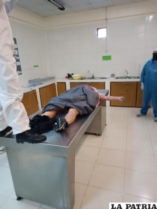 La autopsia reveló que la mujer falleció de forma violenta /Cortesía
