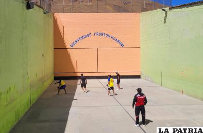 Los pelotaris vivieron a pleno el campeonato por el Día del Trabajador /çRadio Nacional de Huanuni