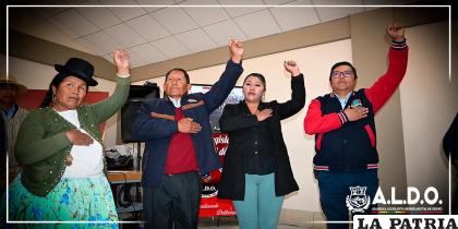 Posesión de la nueva directiva de la ALDO /ALDO