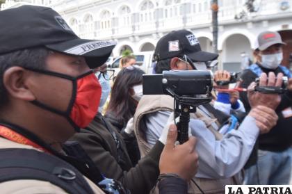 Prensa orureña conmemoró el Día Mundial de la Libertad de Prensa /LA PATRIA