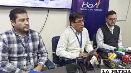 Ronald Casso, gerente general de Boliviana de Aviación (BOA) /CAPTURA DE PANTALLA