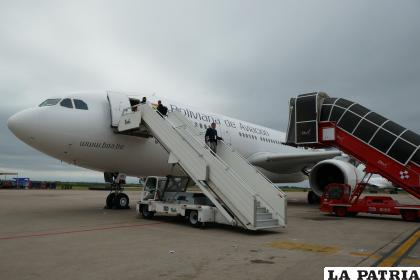BoA anuncia que el crédito Finpro modernizará la flota de aviones /LA PATRIA