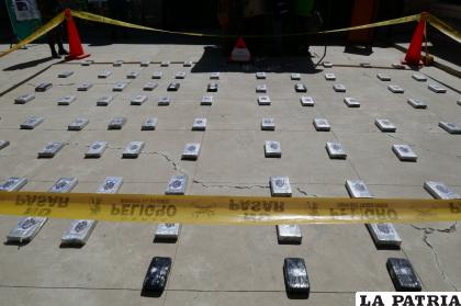 Los paquetes que fueron secuestrados con estas características 
/FELCN