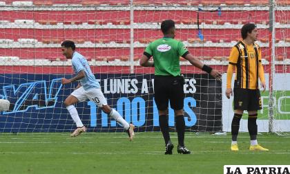 Jair Torrico marcó el segundo gol de los auroristas /APG