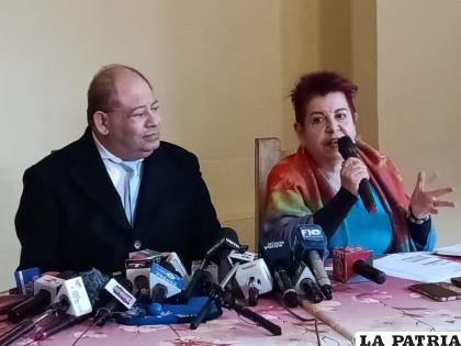 La conferencia de prensa ofrecida por los dos exministros /LA PATRIA