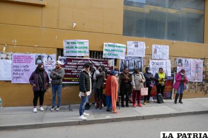 Frente al juzgado, piden condena para el implicado /LA PATRIA