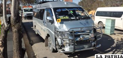 El incidente sucedió en la avenida Héroes del Chaco y Beni 
/LA PATRIA