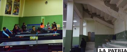El tenis de mesa tiene su infraestructura bastante deteriorada y requiere ser refaccionada /LA PATRIA