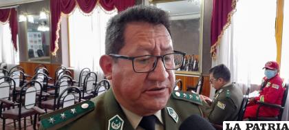 Coronel Adalid Valenzuela, director departamental de Tránsito /ARCHIVO
