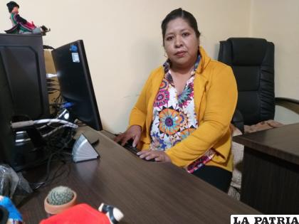Asambleísta Anabel Chambi /LA PATRIA