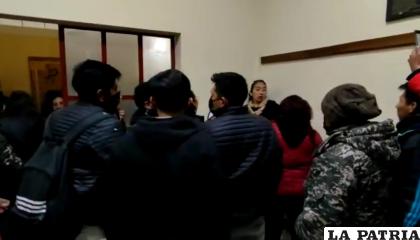 Asamblea del viernes con miembros de la Llamerada Zona Norte 
/Captura 

