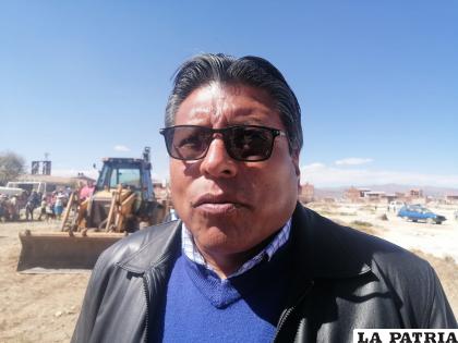 Presidente del Comité Cívico de Oruro, Cecilio Pérez /LA PATRIA