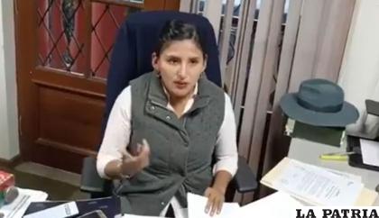 Arminda Machicado afirma ser víctima de una campaña política en su contra /RRSS
