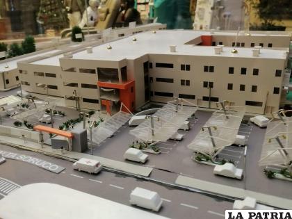 Maqueta del segundo bloque del Oruro-Corea 
/LA PATRIA