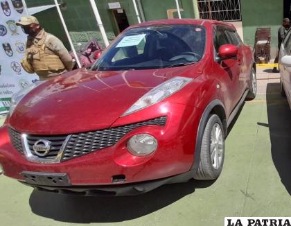 automóvil fue recuperado a los días de ser robado /Archivo LA PATRIA
