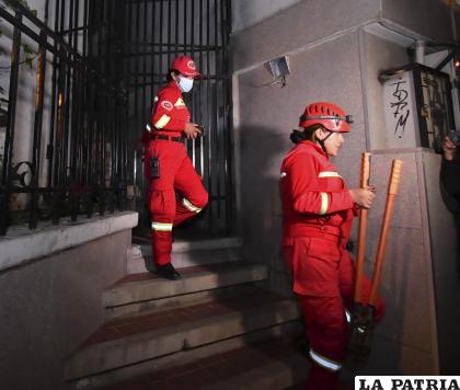 El allanamiento se cumplió la noche de ayer /APG