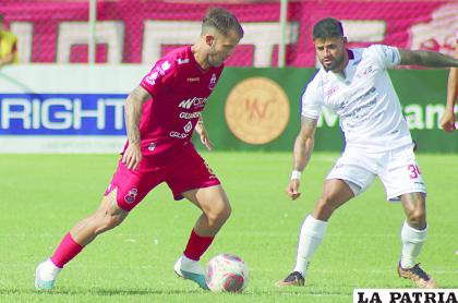 División de honores en el partido entre Guabirá y Wilstermann /APG