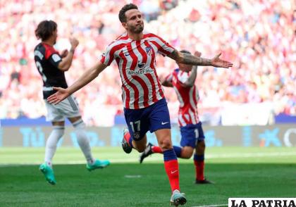 Saúl ?iguez anotó el segundo del Atlético de Madrid /as.com