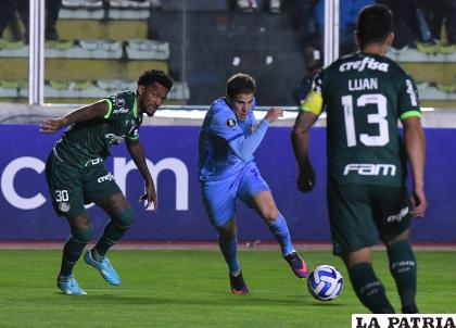 Bolívar jugará su segundo cotejo de local, el primero venció a Palmeiras 3-1 /APG
