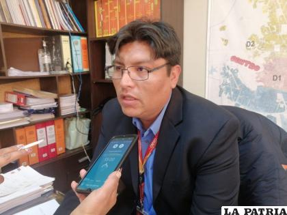 El director de la DIO, Boris Delgado 
/LA PATRIA