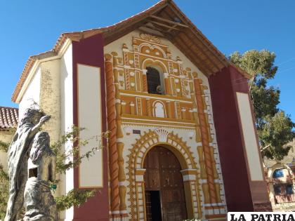 Iglesia de San Juan Bautista en Challapata /LA PATRIA