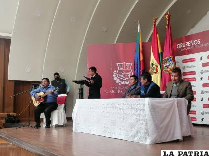 Presentación del Festival de Música ??El talento vive en mi? de personas no videntes /LA PATRIA